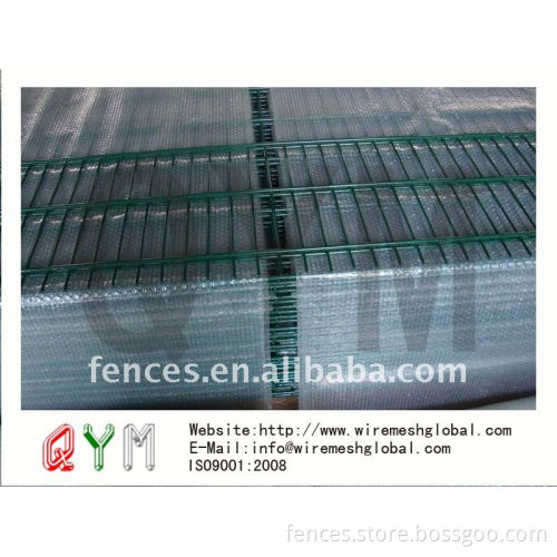 QYM- PVC Coated Double Wire Fence Panel